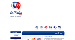Desktop Screenshot of culturaamericana.com.br