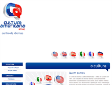 Tablet Screenshot of culturaamericana.com.br